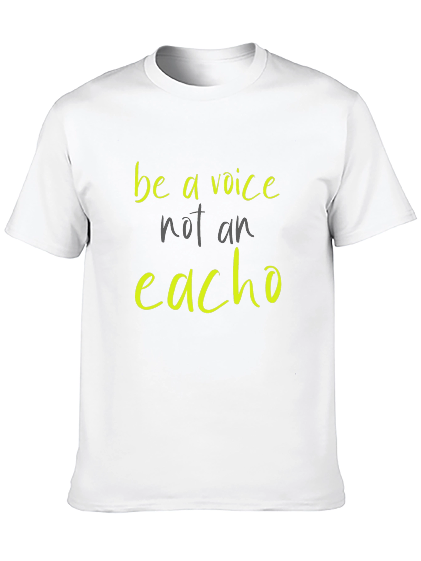 Be A Voice Tee - Stylish Graphic Print Shirt