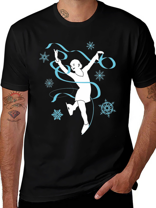 Winter Ice Skater Graphic Tee
