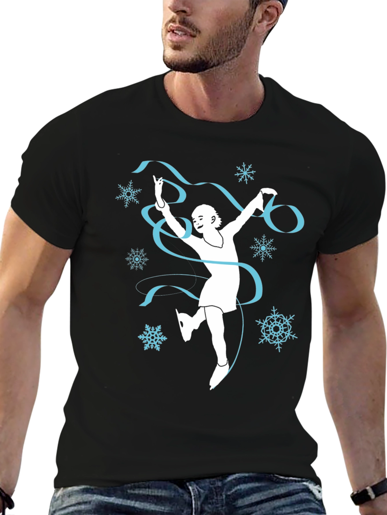 Winter Ice Skater Graphic Tee