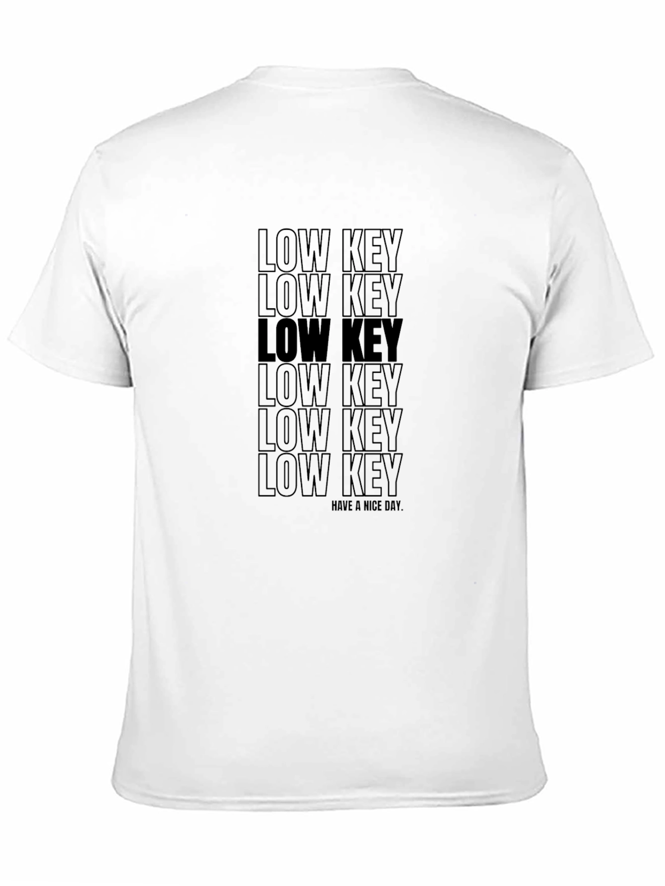 Low Key Graphic Tee - Mens Black T-Shirt