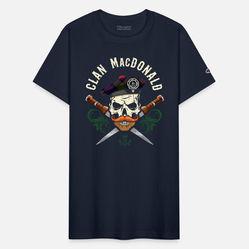 Clan MacDonald Scottish Skull Crest Badge Dirk