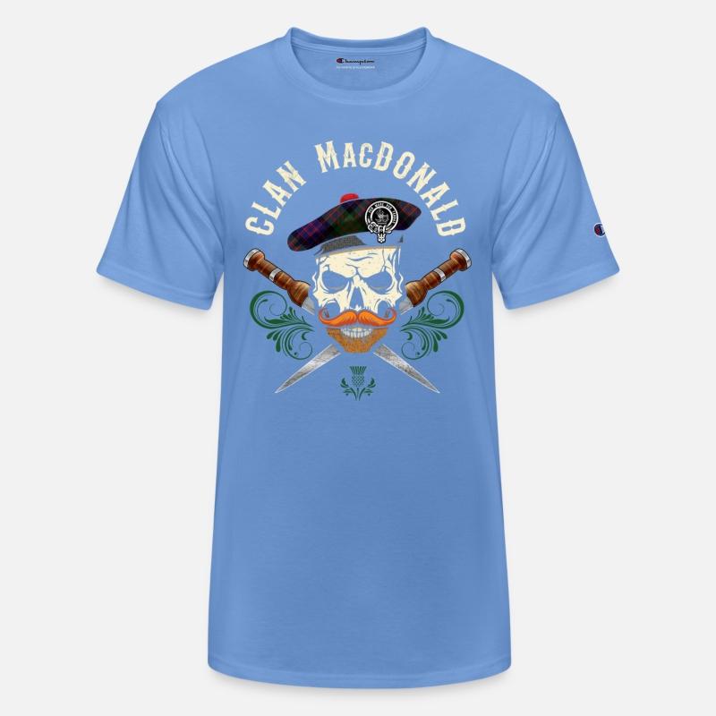 Clan MacDonald Scottish Skull Crest Badge Dirk