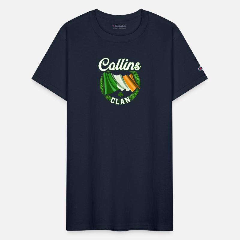 Collins Surname Irish Last Name Ireland Flag