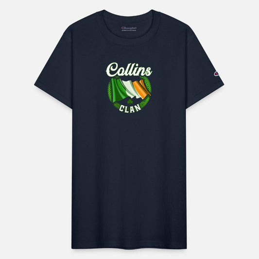 Collins Surname Irish Last Name Ireland Flag