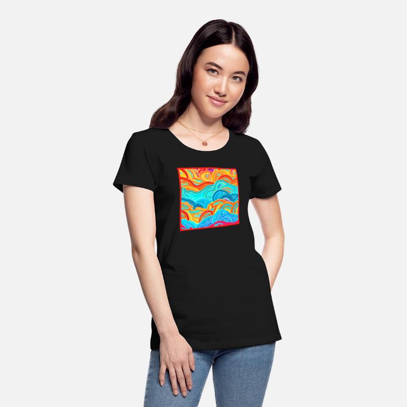 Colorful Waves Patterns Painting