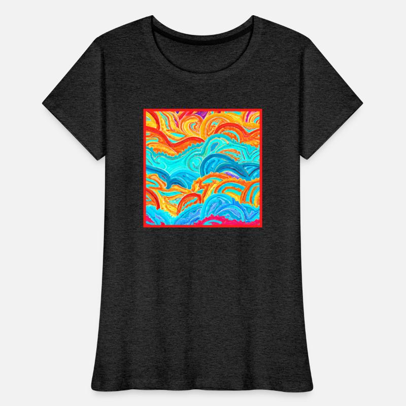 Colorful Waves Patterns Painting