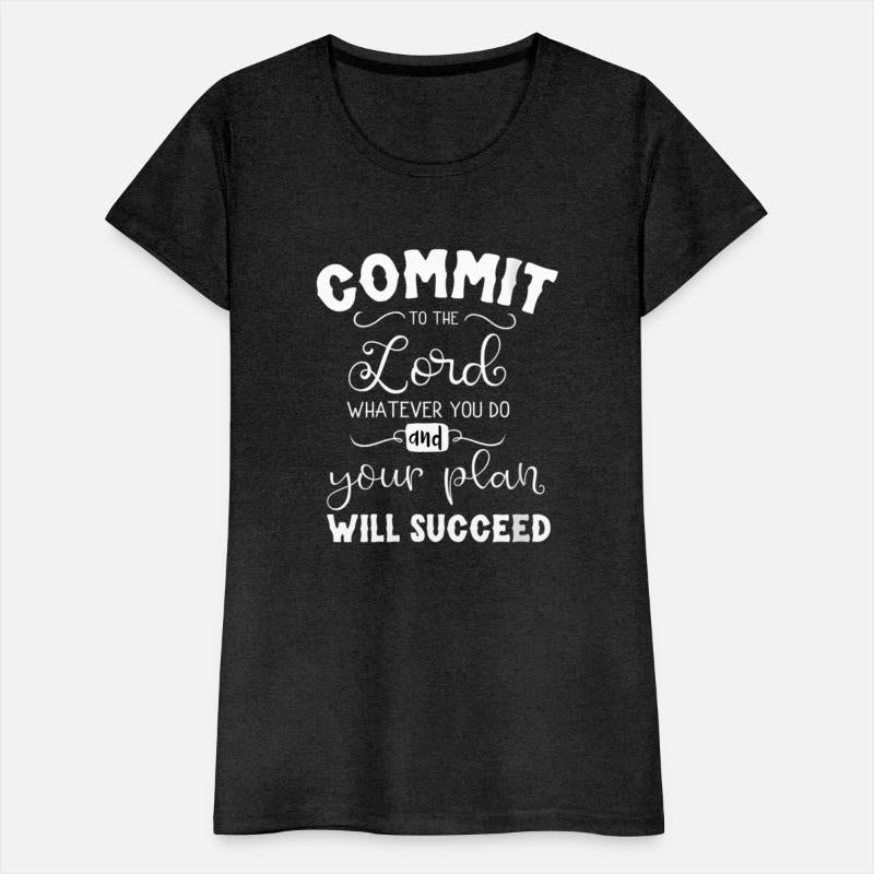 Commit To The Lord Show Christian Faith Quote