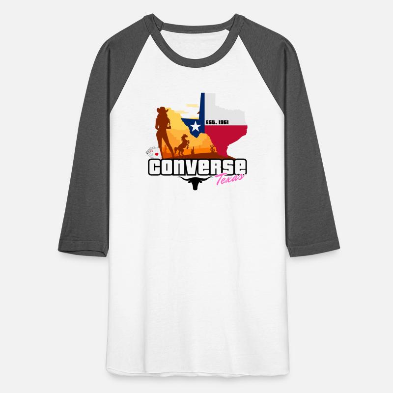 Converse Texas EST 1961 Comic Shirt Design