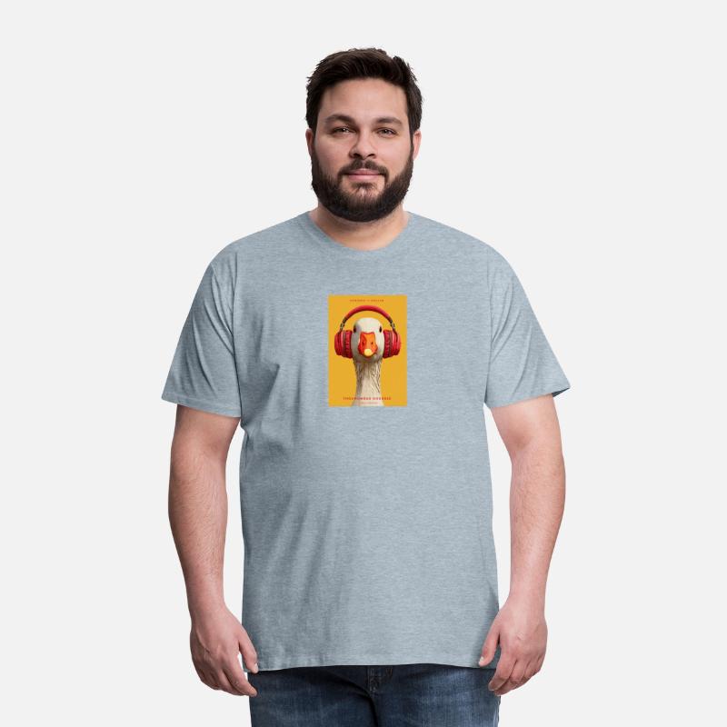 Cool Duck with Headphones – Funny Cute T-Shirt