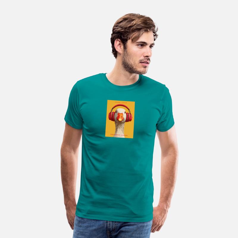 Cool Duck with Headphones – Funny Cute T-Shirt