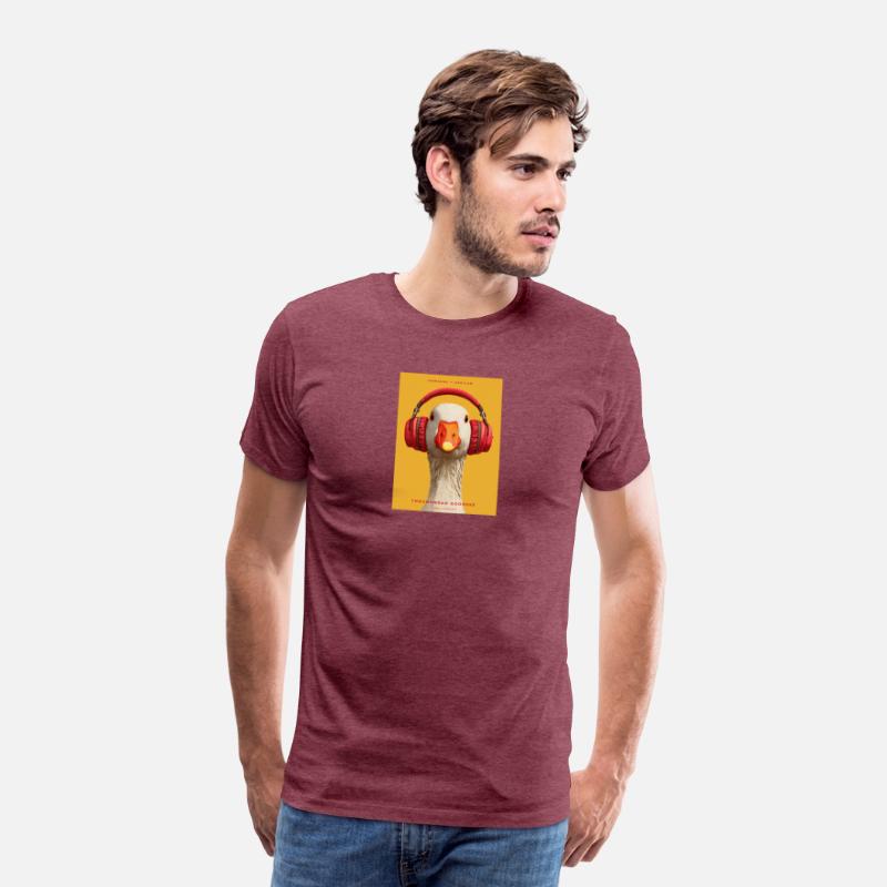 Cool Duck with Headphones – Funny Cute T-Shirt