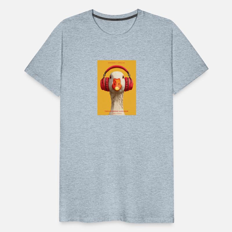 Cool Duck with Headphones – Funny Cute T-Shirt