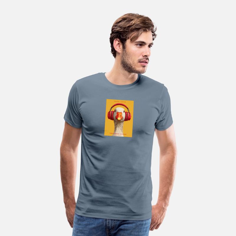Cool Duck with Headphones – Funny Cute T-Shirt