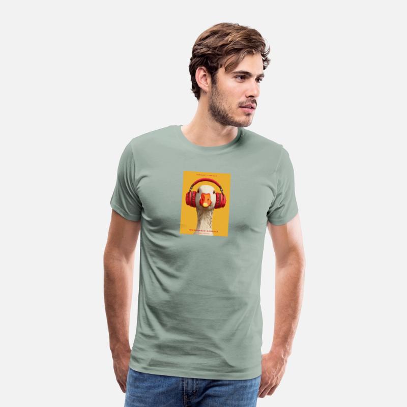 Cool Duck with Headphones – Funny Cute T-Shirt