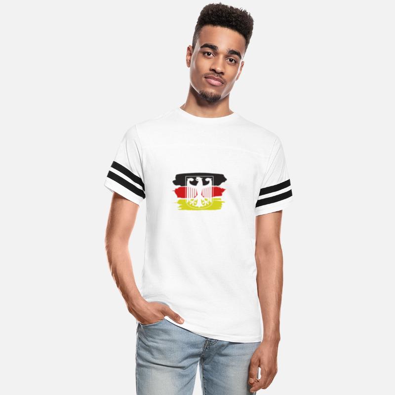 Cool German flag with eagle shield design for