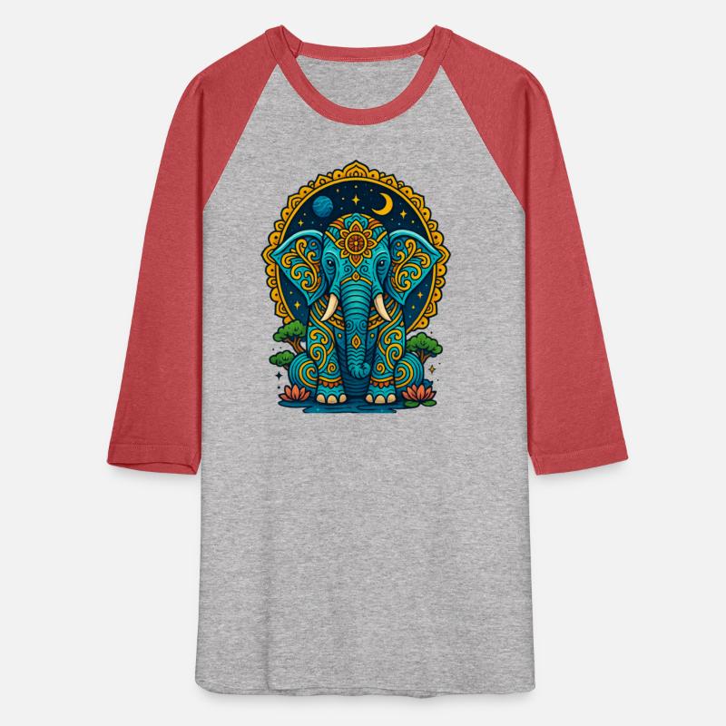 Cosmic Mandala Elephant Illustration