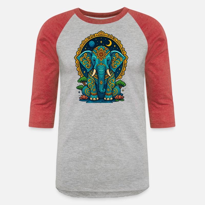 Cosmic Mandala Elephant Illustration