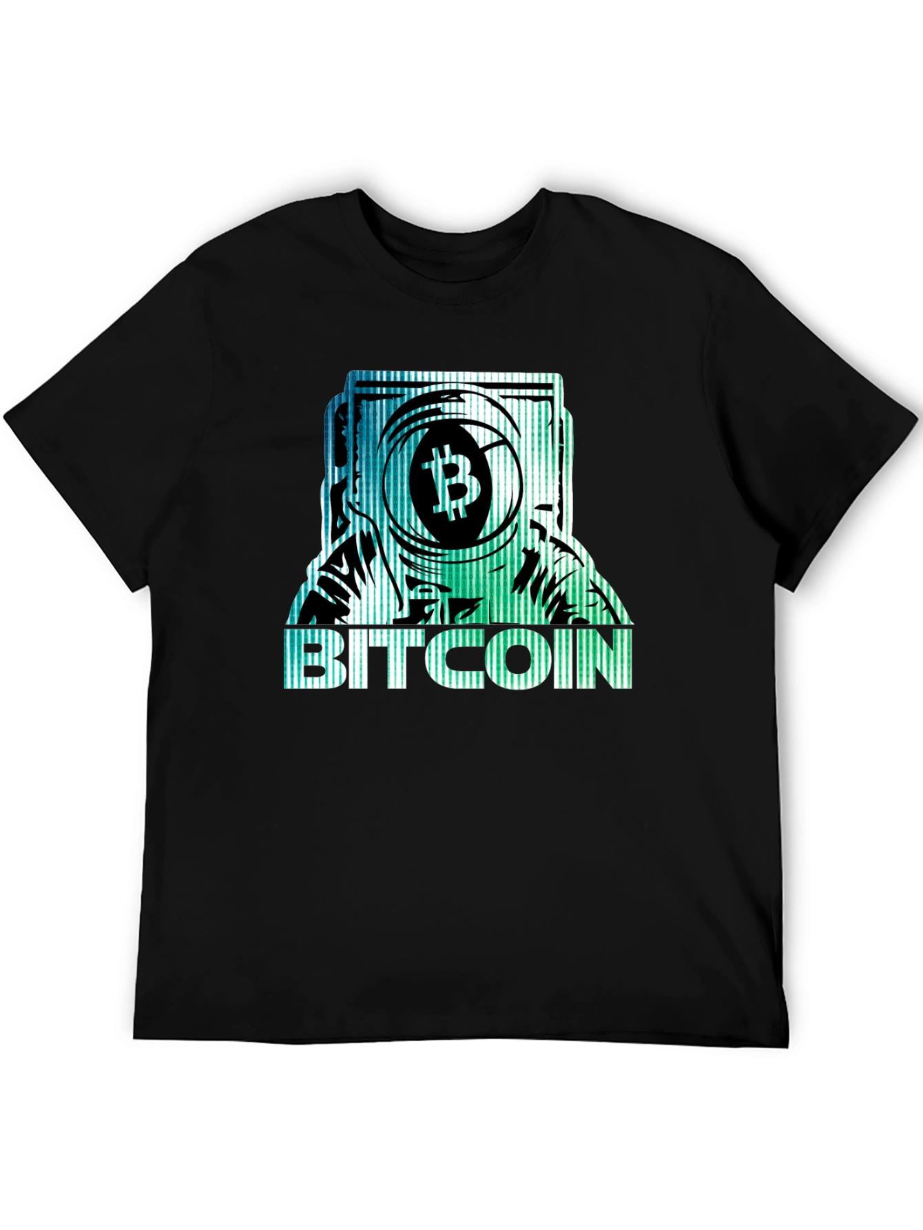 Bitcoin Astronaut Graphic T-Shirt - Crypto Fan Apparel