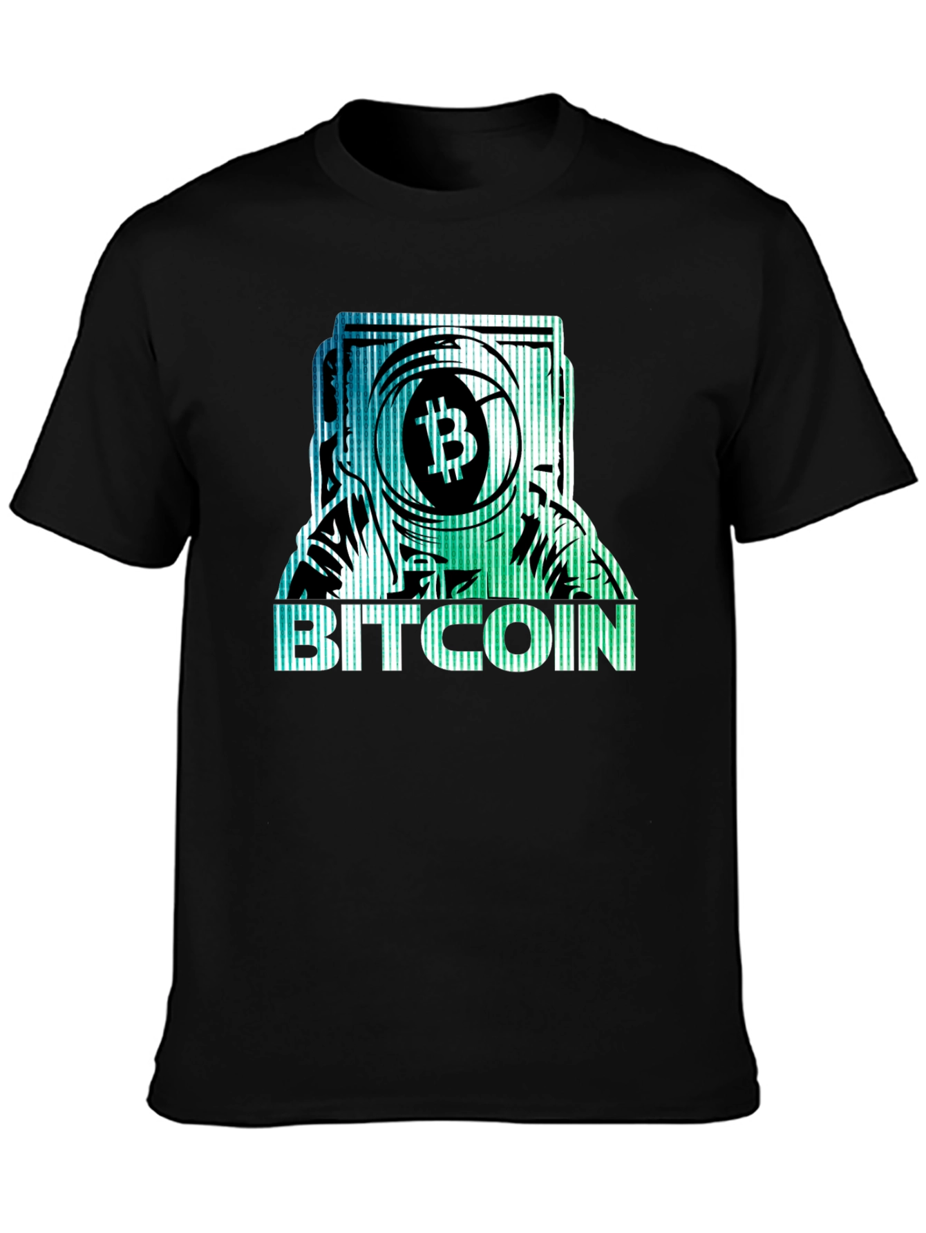 Bitcoin Astronaut Graphic T-Shirt - Crypto Fan Apparel