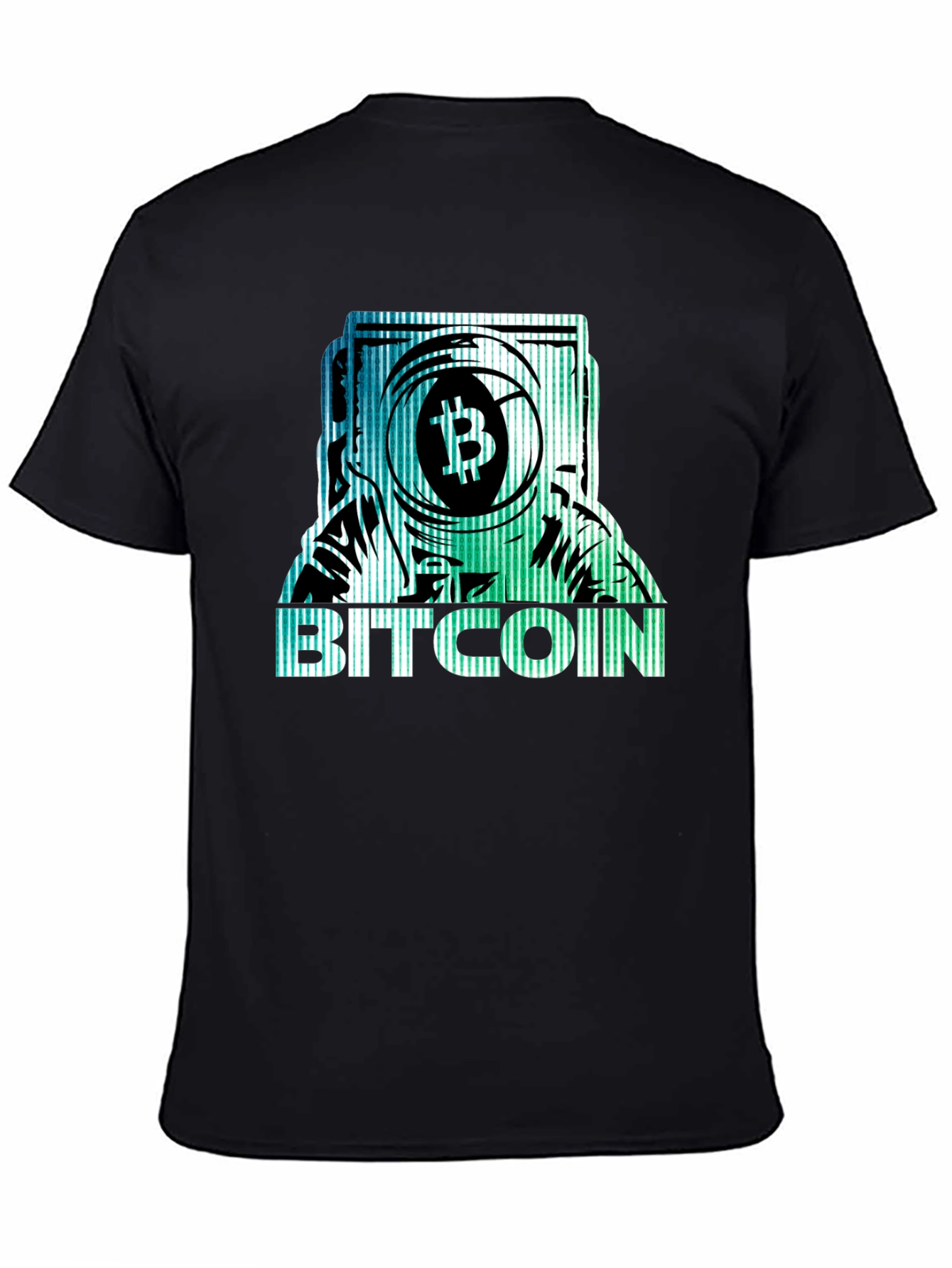 Bitcoin Astronaut Graphic T-Shirt - Crypto Fan Apparel