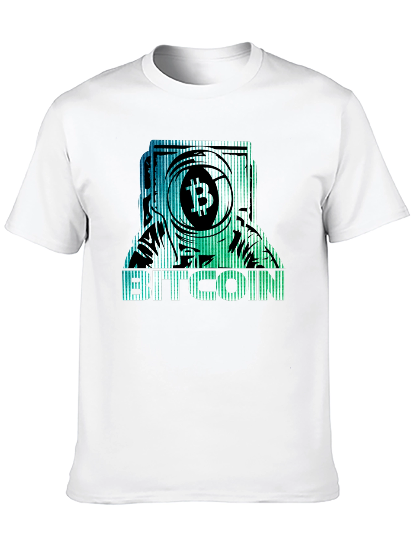 Bitcoin Astronaut Graphic T-Shirt - Crypto Fan Apparel