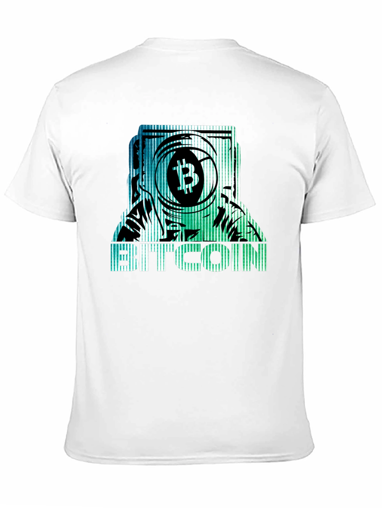 Bitcoin Astronaut Graphic T-Shirt - Crypto Fan Apparel