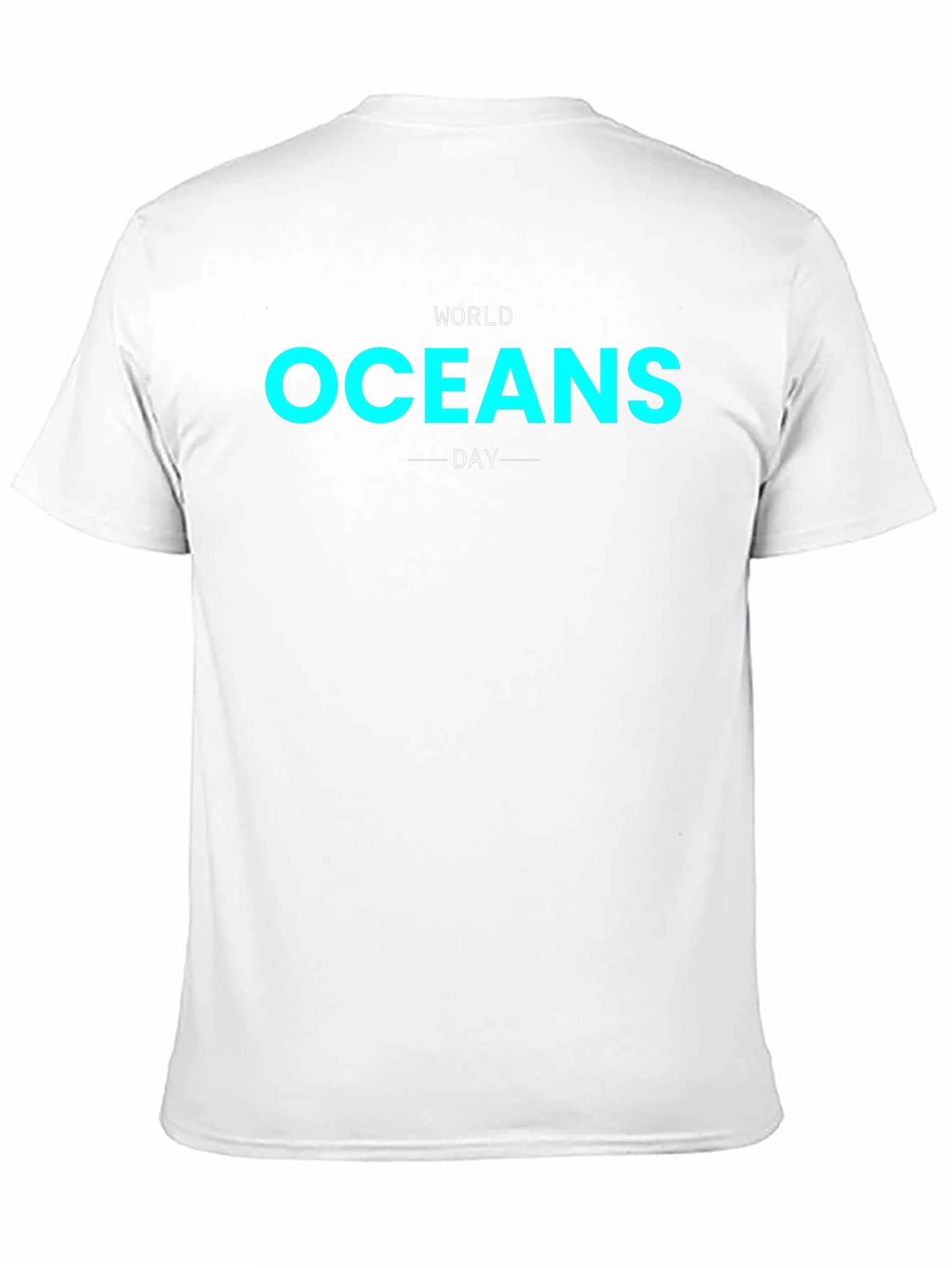 World Oceans Day Black Graphic Tee