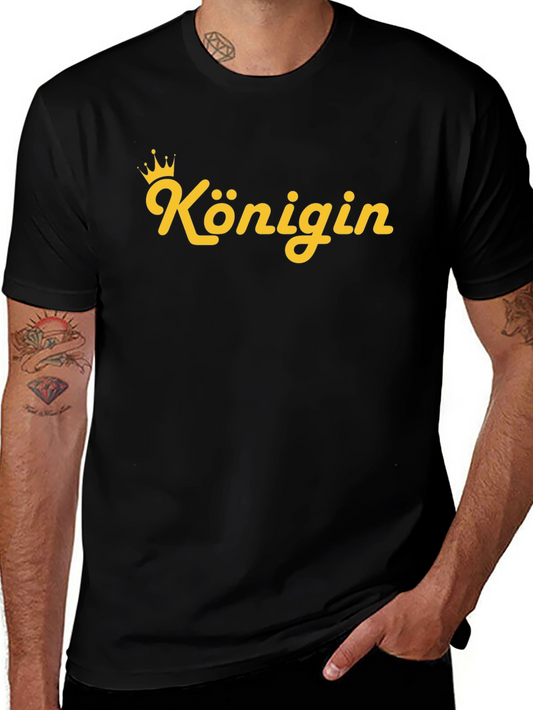 Königin Queen Graphic Tee - Black Unisex T-Shirt