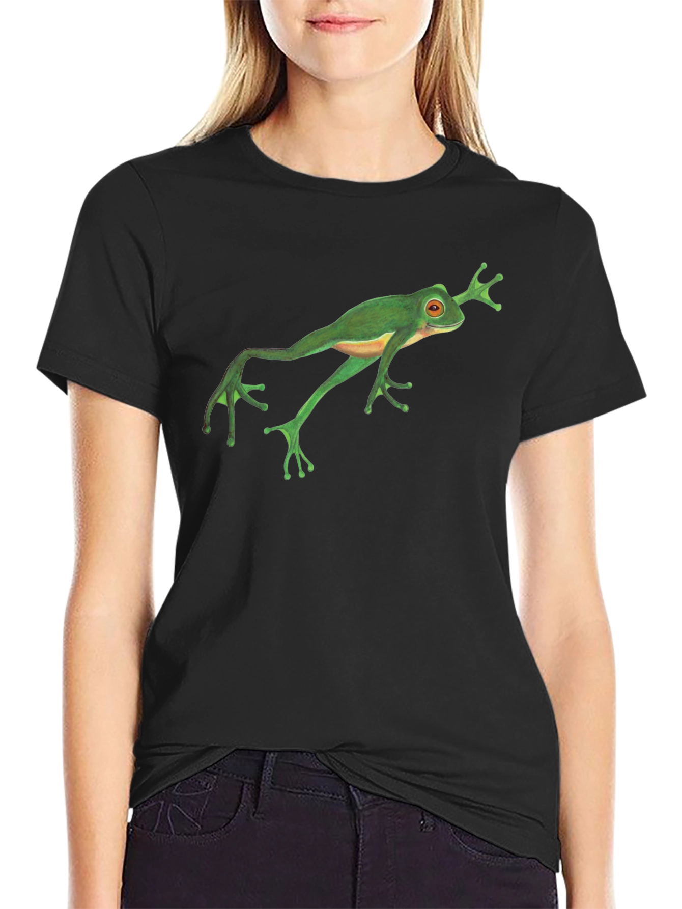 Frog Graphic Black T-Shirt