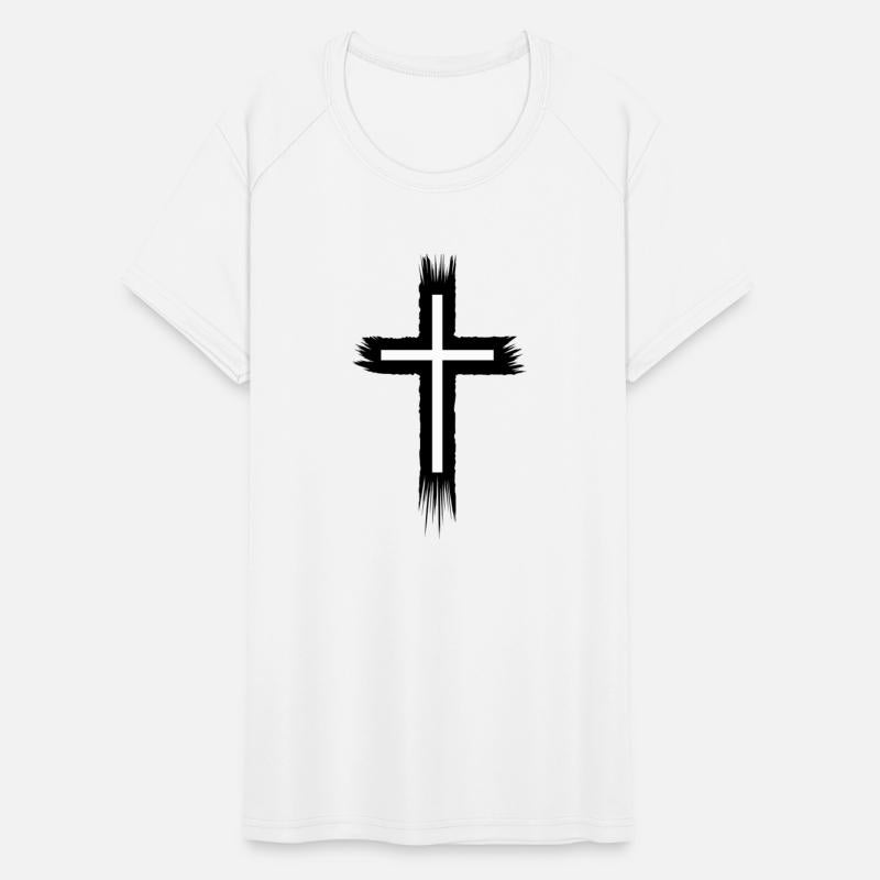 Cross black and white