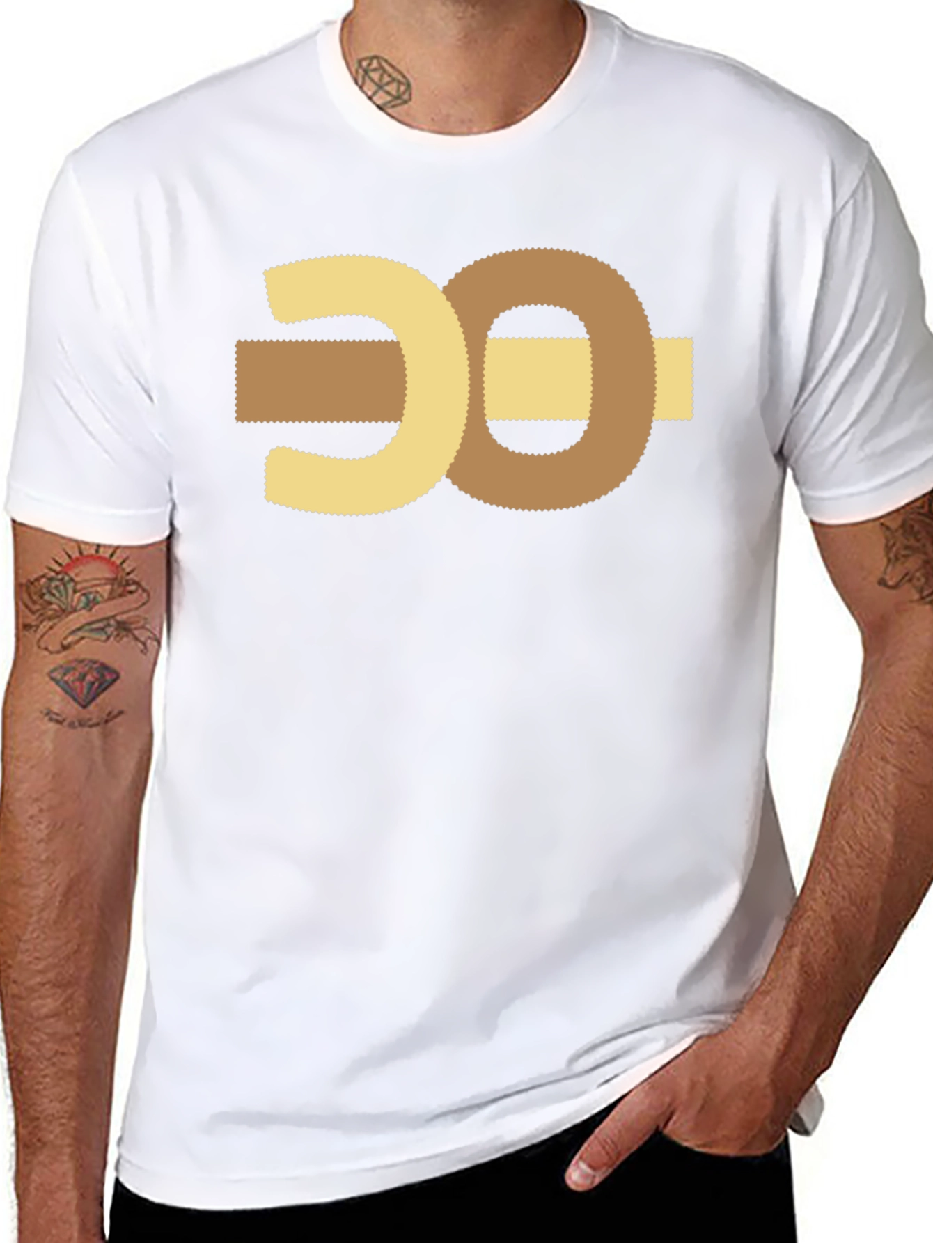 Novelty Interlocking Circle Graphic Tee