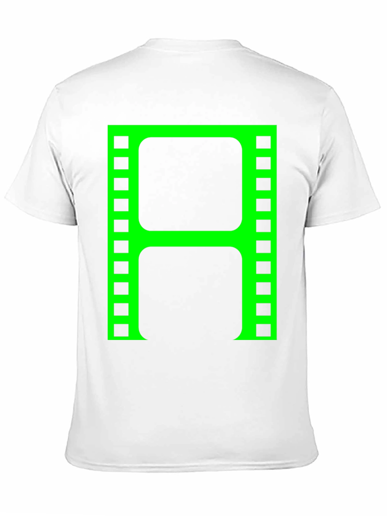 Retro Film Reel T-Shirt - Black Movie Buff Tee