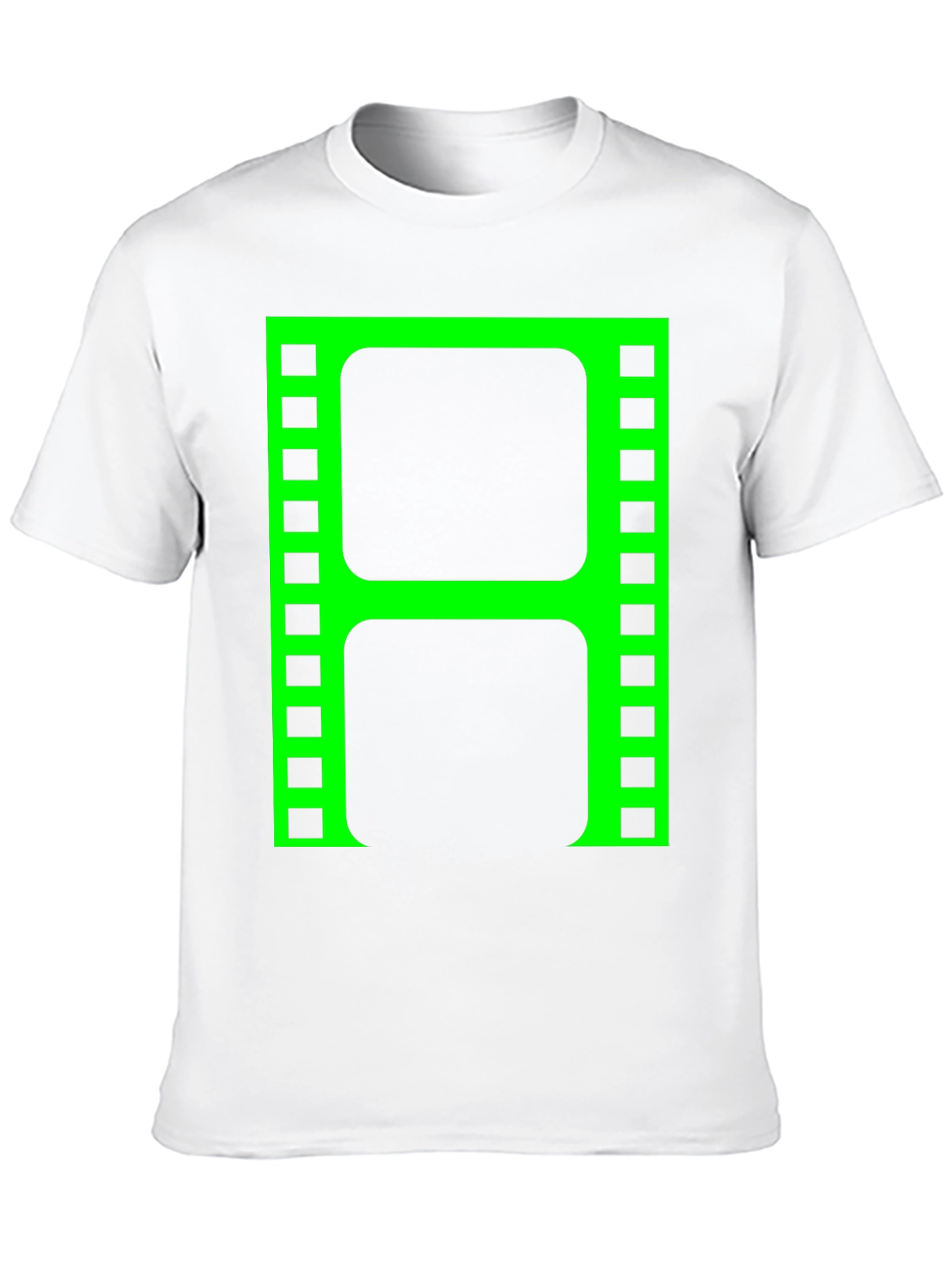 Retro Film Reel T-Shirt - Black Movie Buff Tee