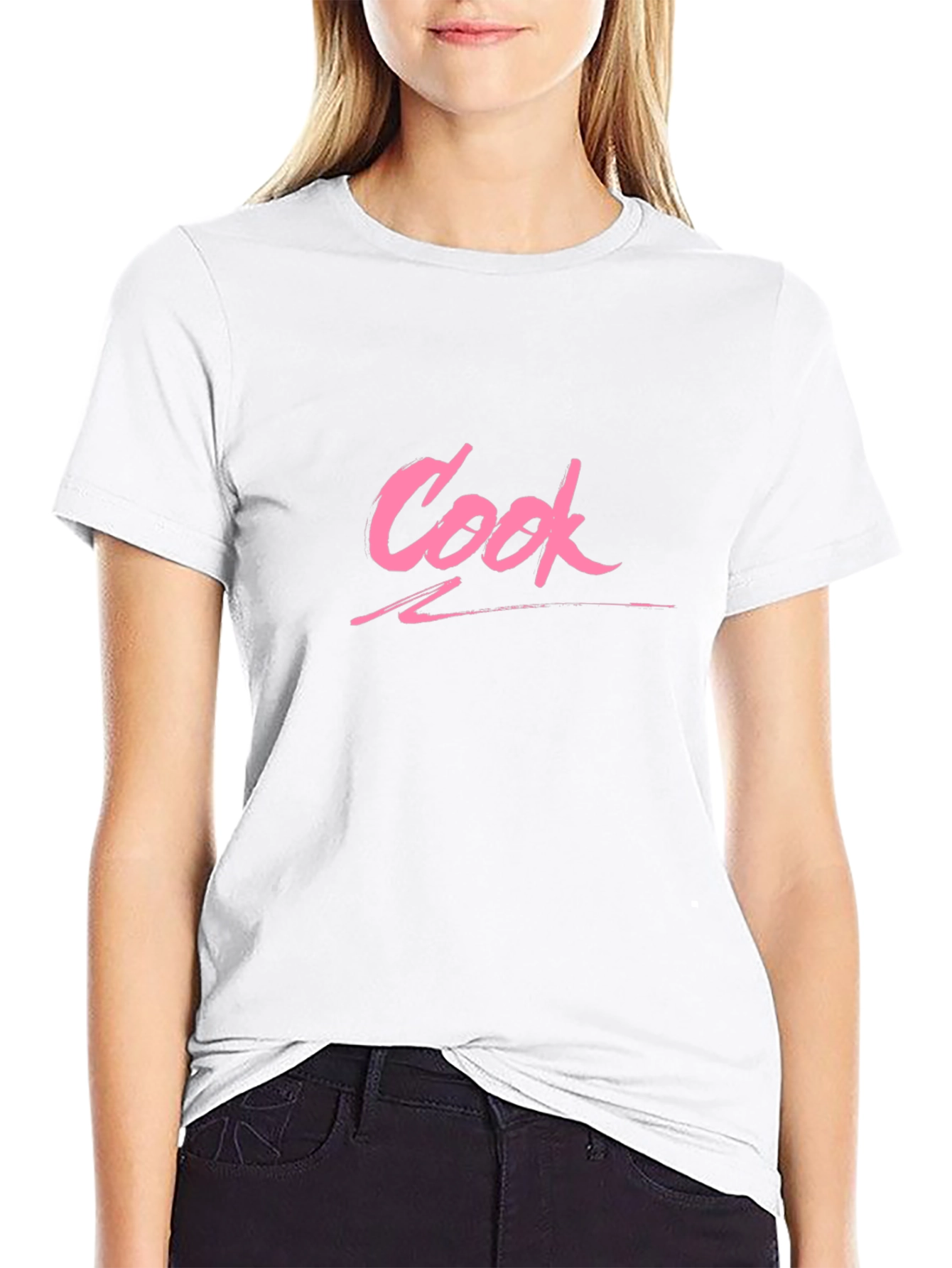 Cook Graphic Tee - Black Cotton T-Shirt