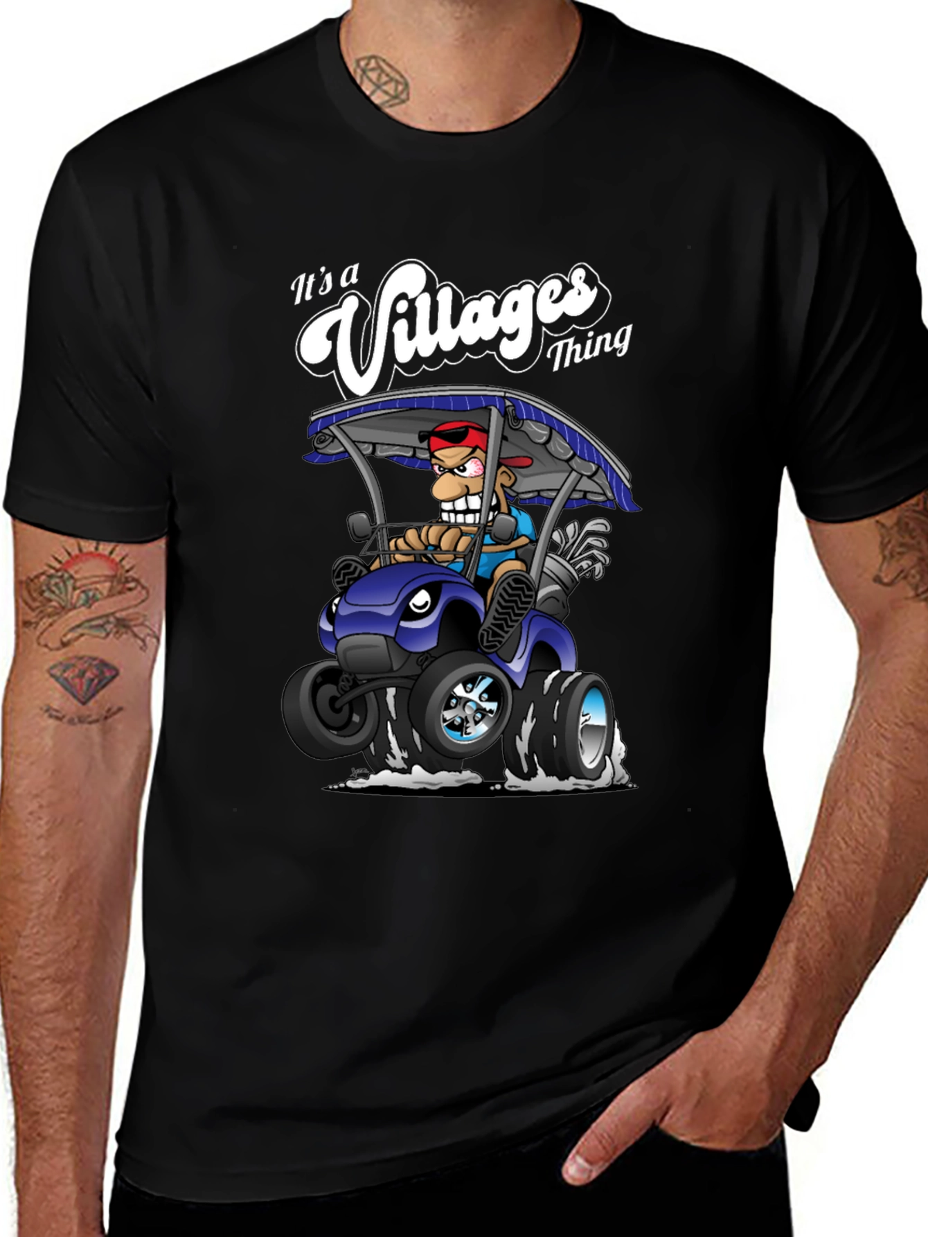 Its A Villages Thing Golf Cart T-Shirt