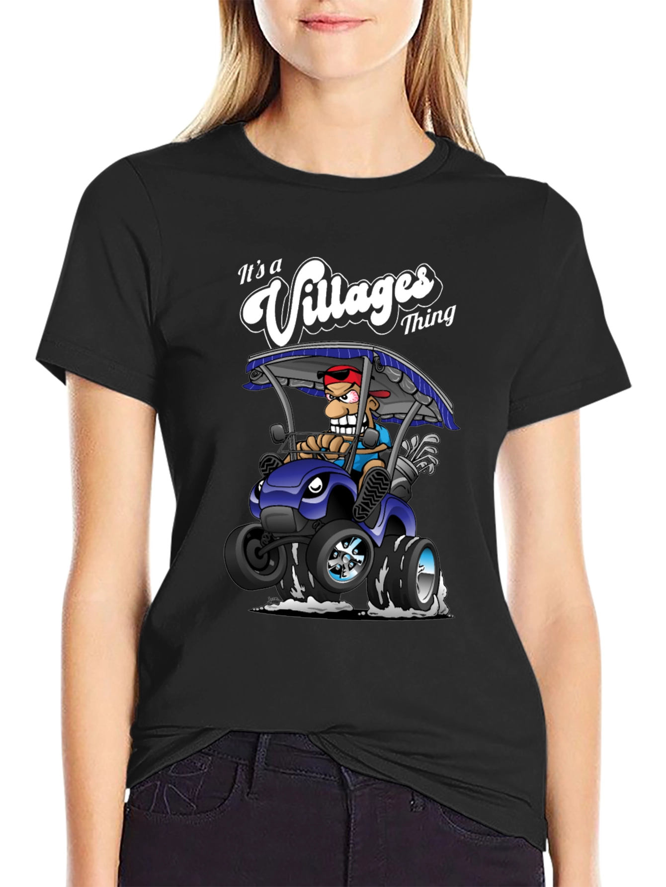 Its A Villages Thing Golf Cart T-Shirt