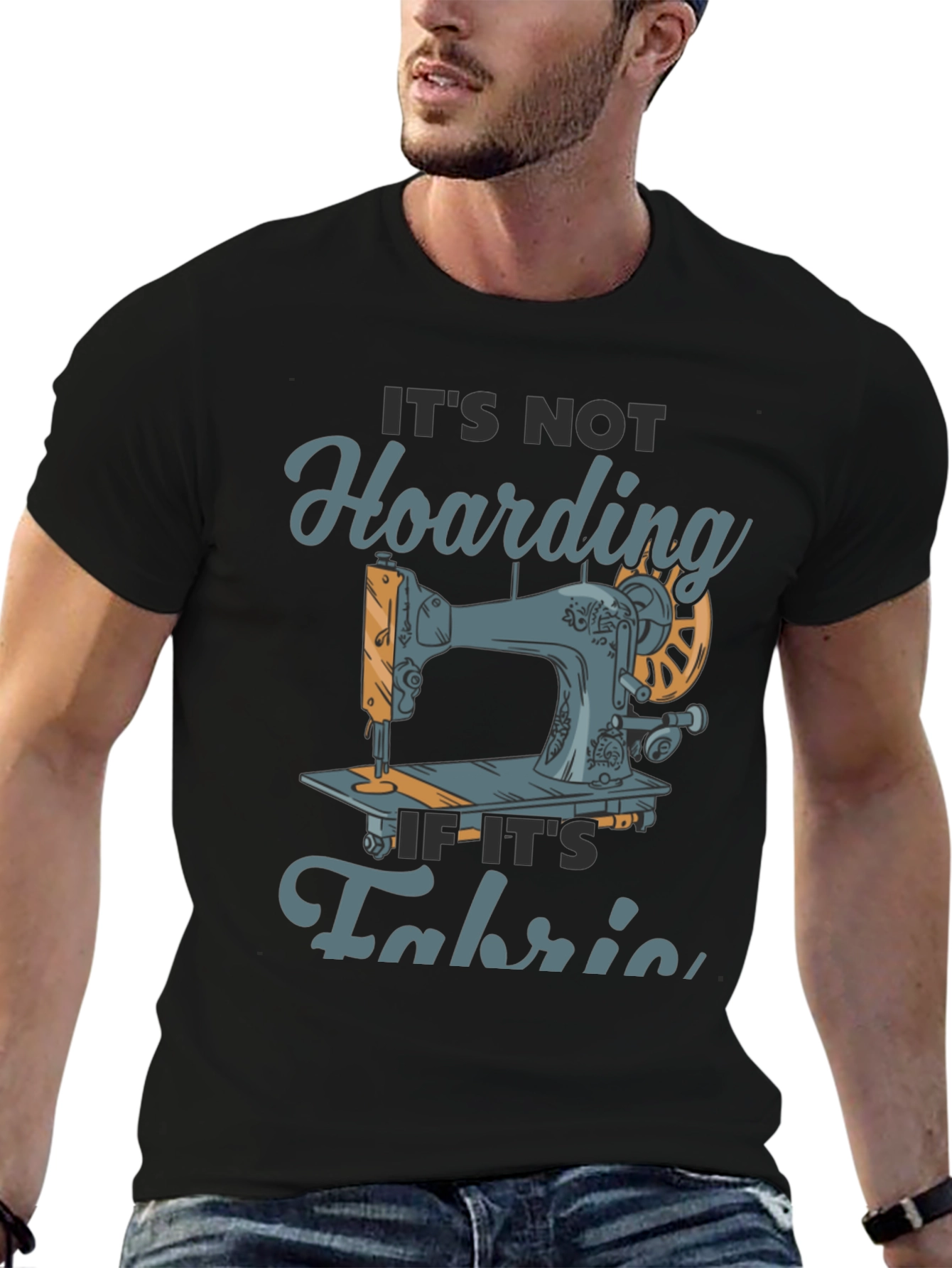 Sewing Fabric Hoarding T-Shirt