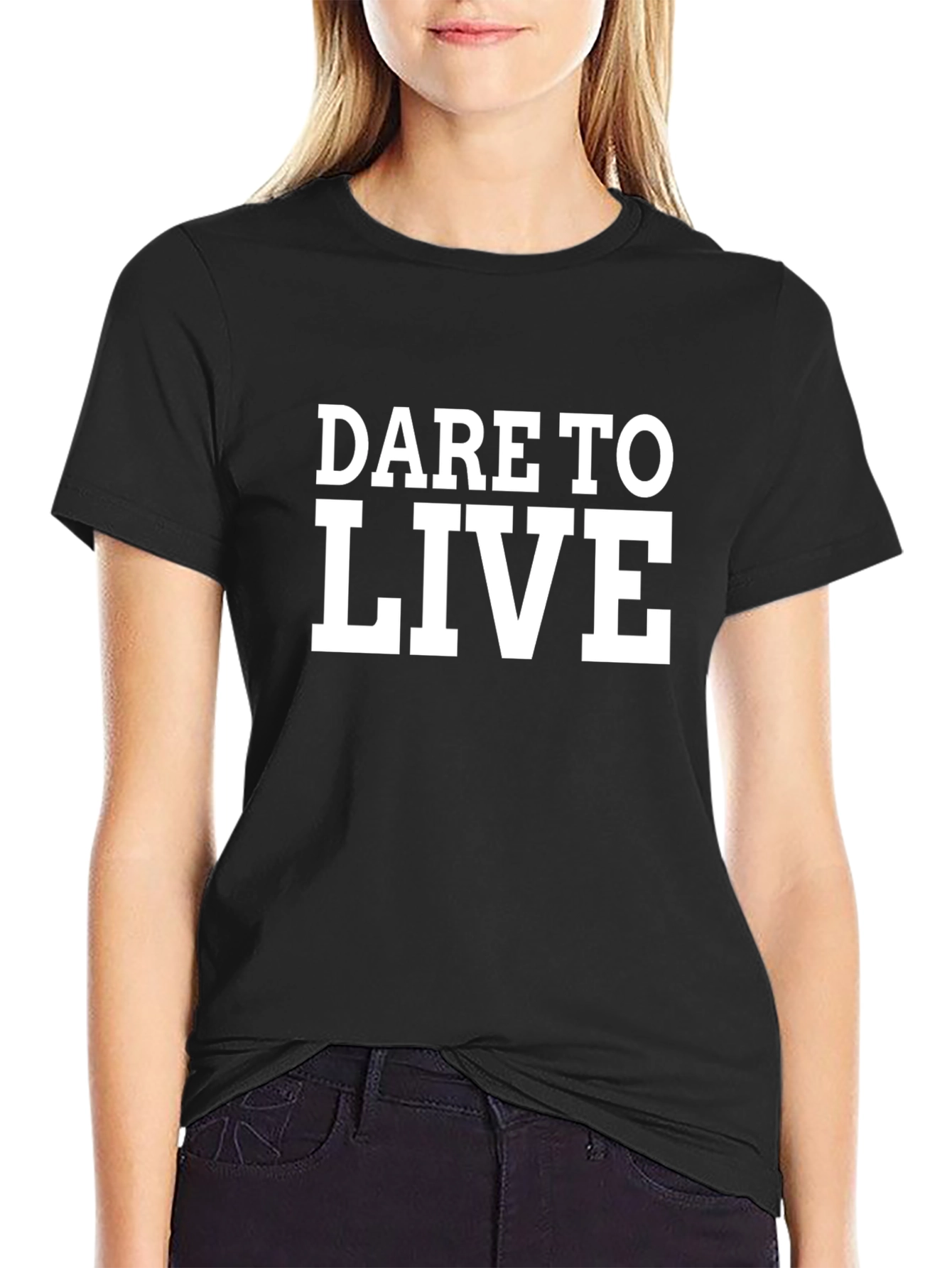 Dare To Live T-Shirt - Bold Graphic Tee