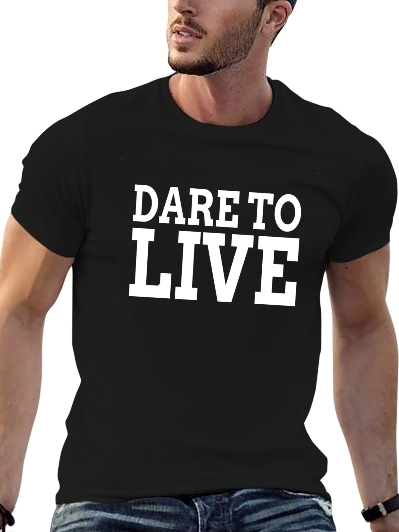 Dare To Live T-Shirt - Bold Graphic Tee