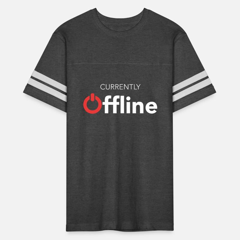 Currently Offline Funny Tech Power Button Red Dot