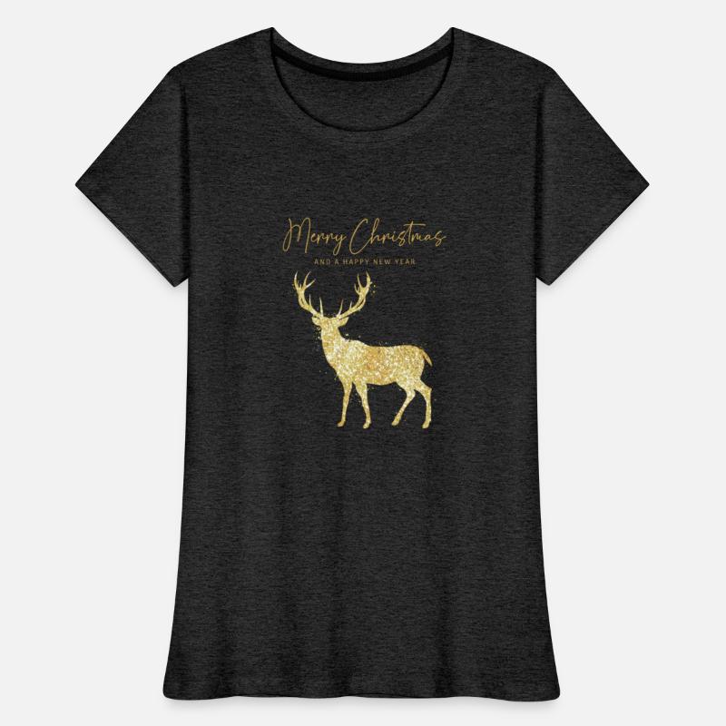Cute Deer Merry Xmas - Merry Christmas - Happy New