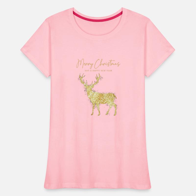 Cute Deer Merry Xmas - Merry Christmas - Happy New