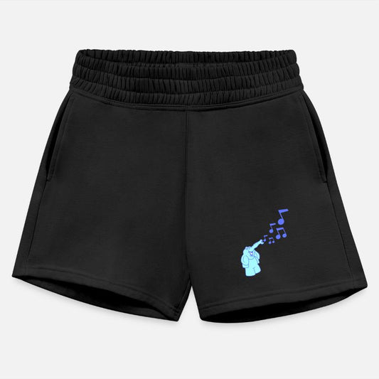 Cute Elephant Music Notes Toot Trunk Trumpet Comic