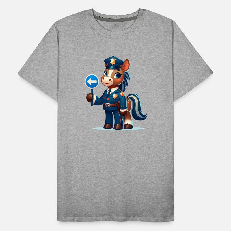 Cute Horse Police Officer