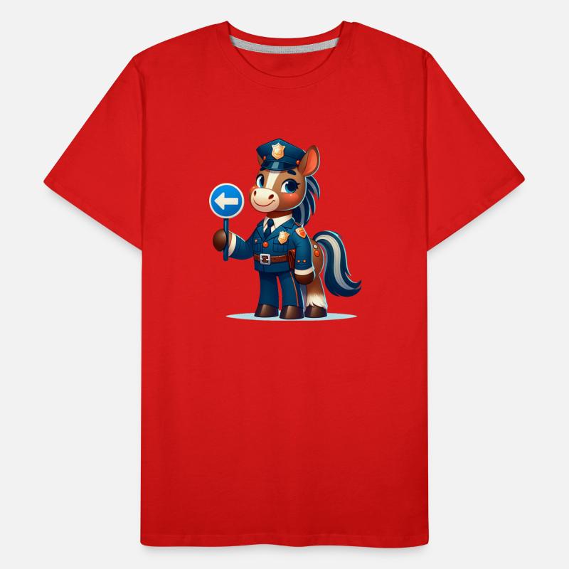 Cute Horse Police Officer