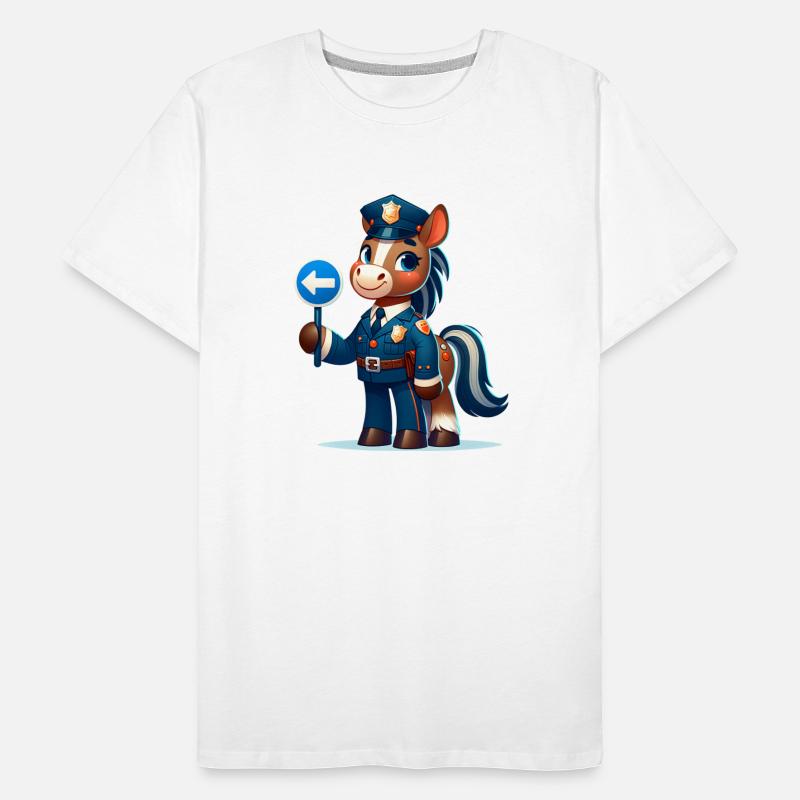 Cute Horse Police Officer