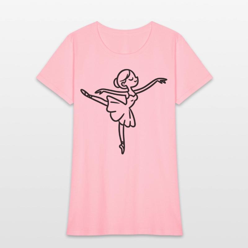 Cute Minimal Ballet Line