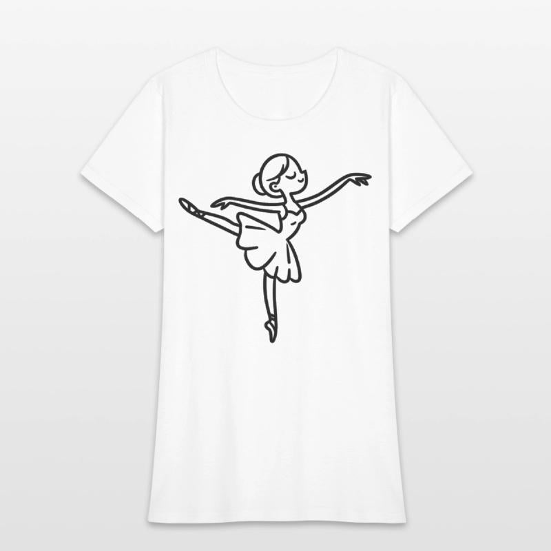 Cute Minimal Ballet Line