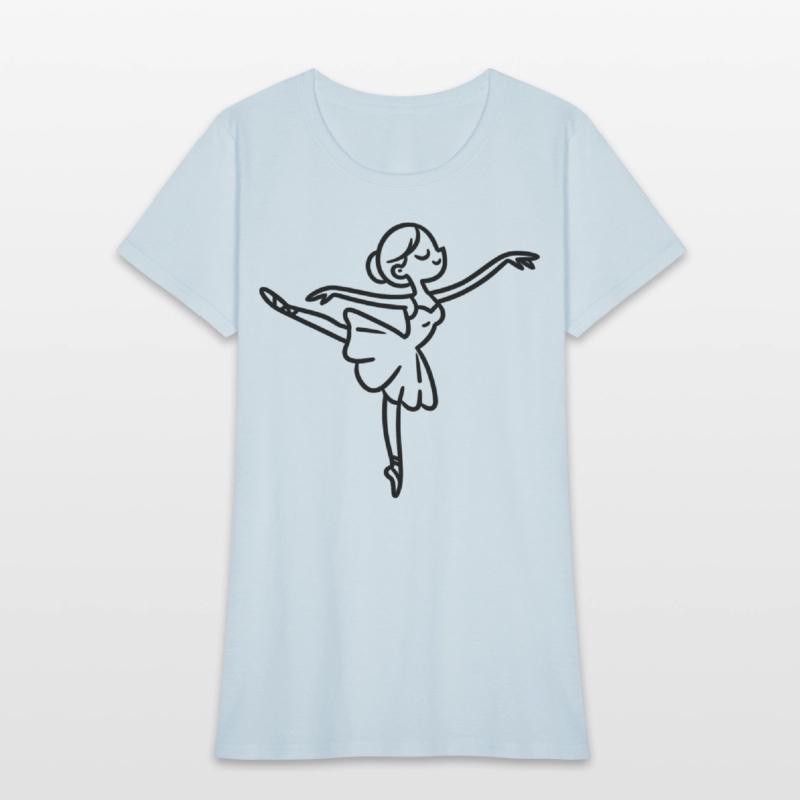 Cute Minimal Ballet Line