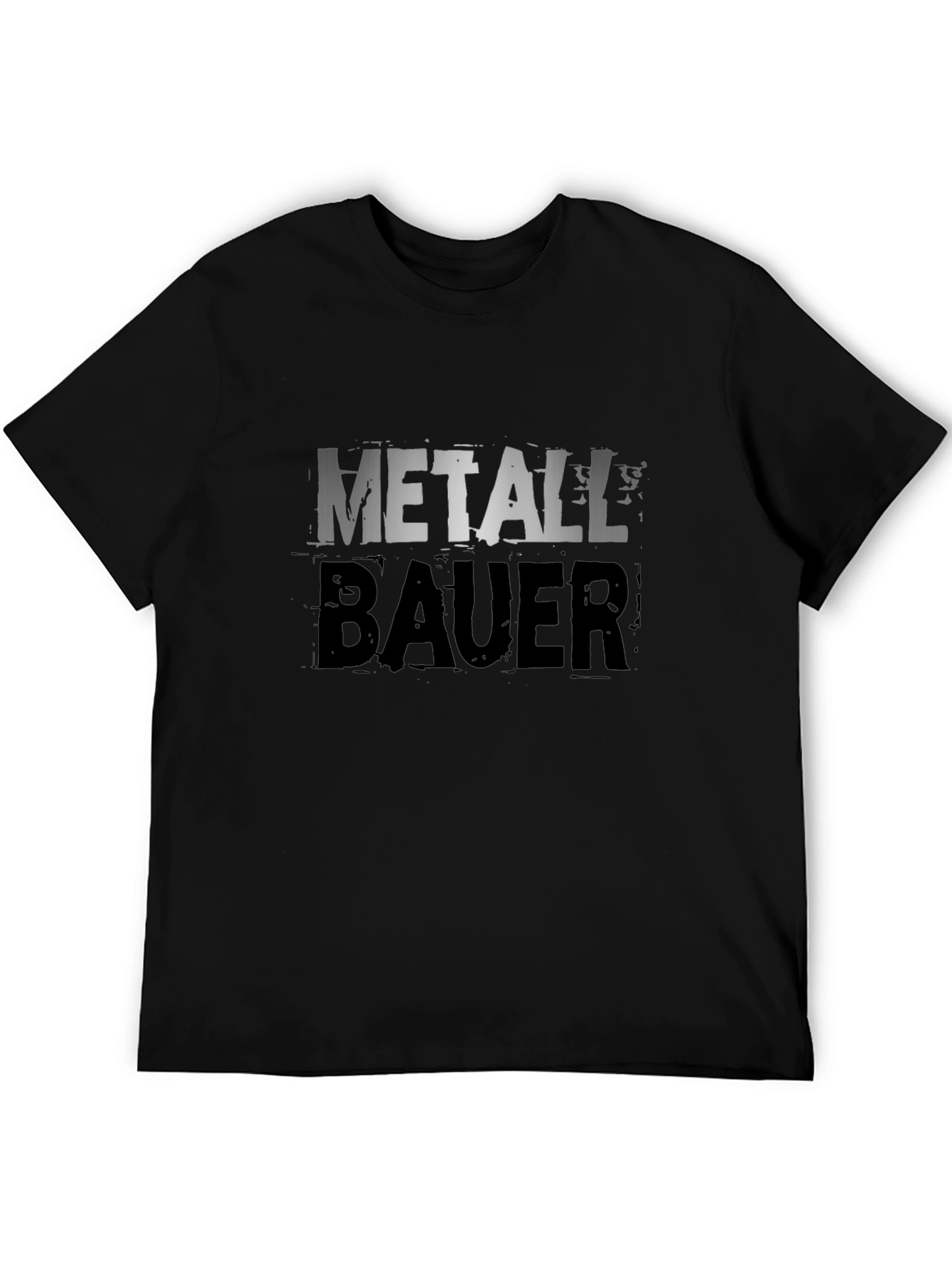 Metallbauer Black Graphic T-Shirt